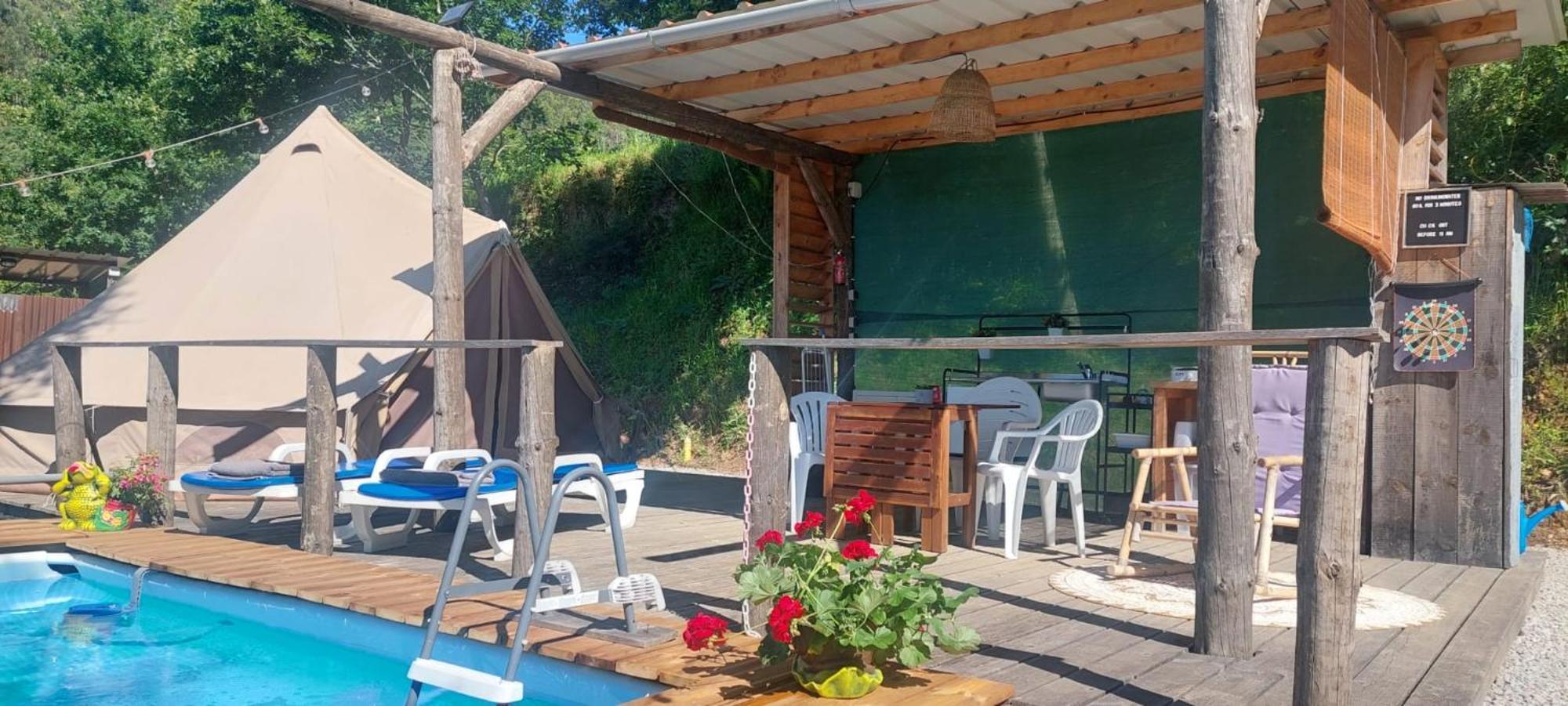 Bell-Tenten Quinta Pomar Do Pontido Cabeceiras de Basto Dış mekan fotoğraf