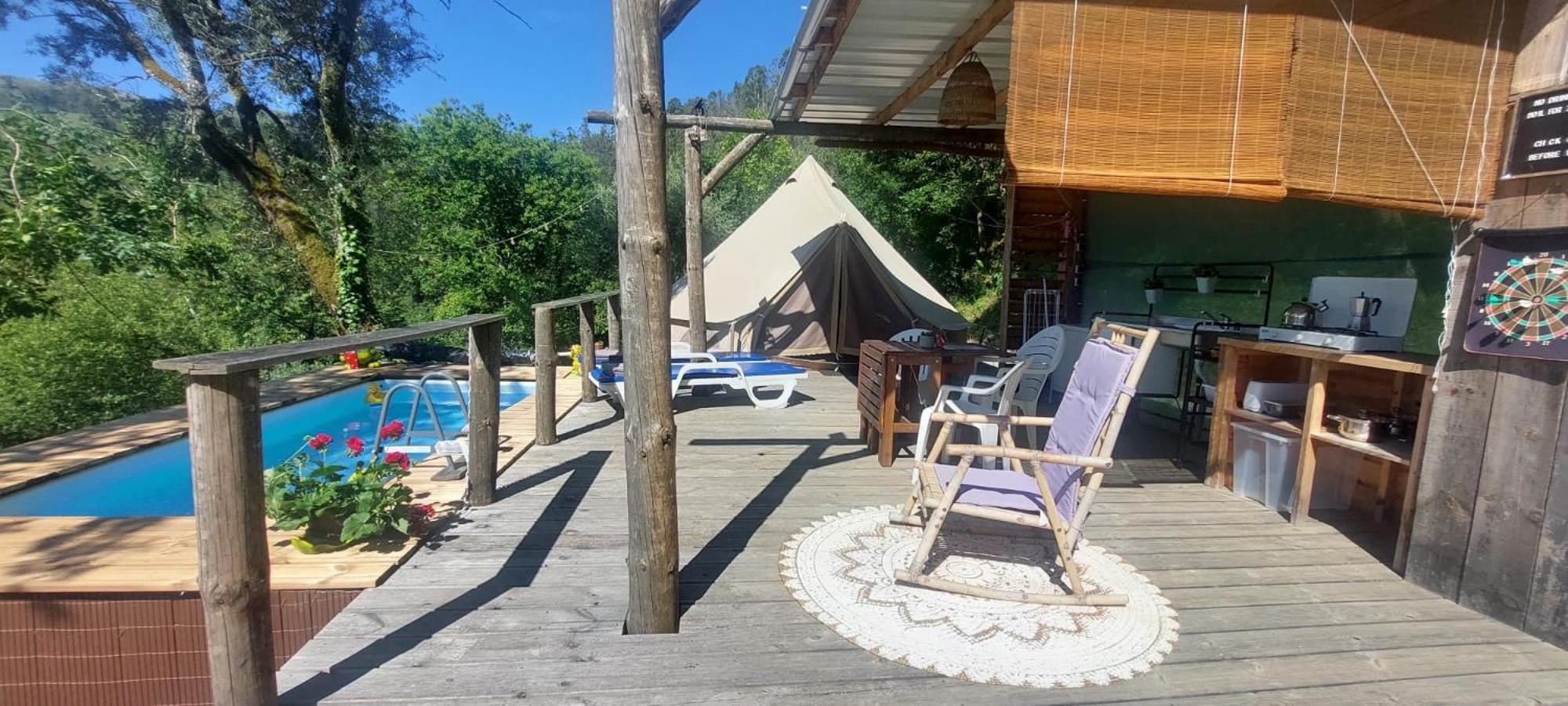 Bell-Tenten Quinta Pomar Do Pontido Cabeceiras de Basto Dış mekan fotoğraf