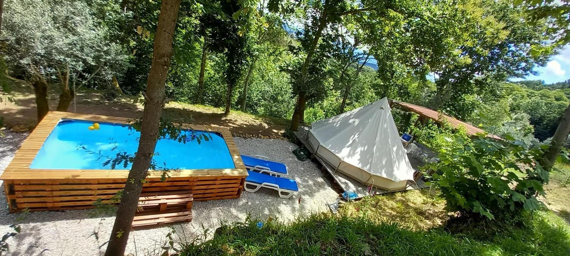 Bell-Tenten Quinta Pomar Do Pontido Cabeceiras de Basto Dış mekan fotoğraf